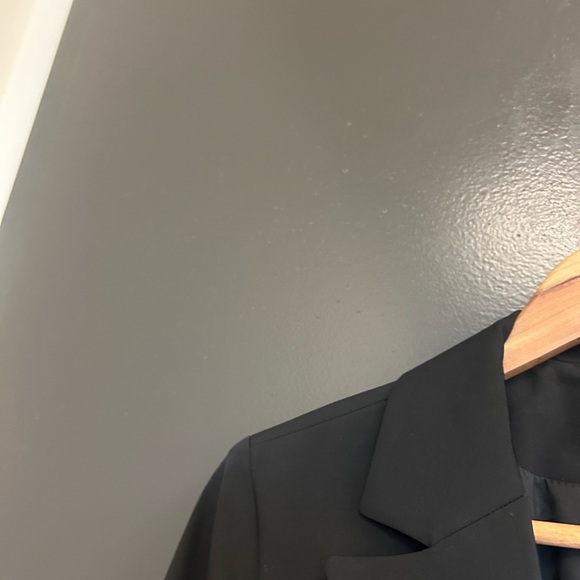 Zenobia size 12 EUC wool blend Black Professional Jacket- sharp corner detail - Picture 4 of 13